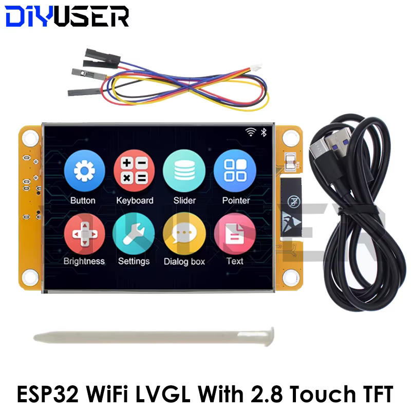 Carte de développement ESP32 LVGL WIFI et Bluetooth, écran intelligent 2,8 " 240*320, module LCD TFT
