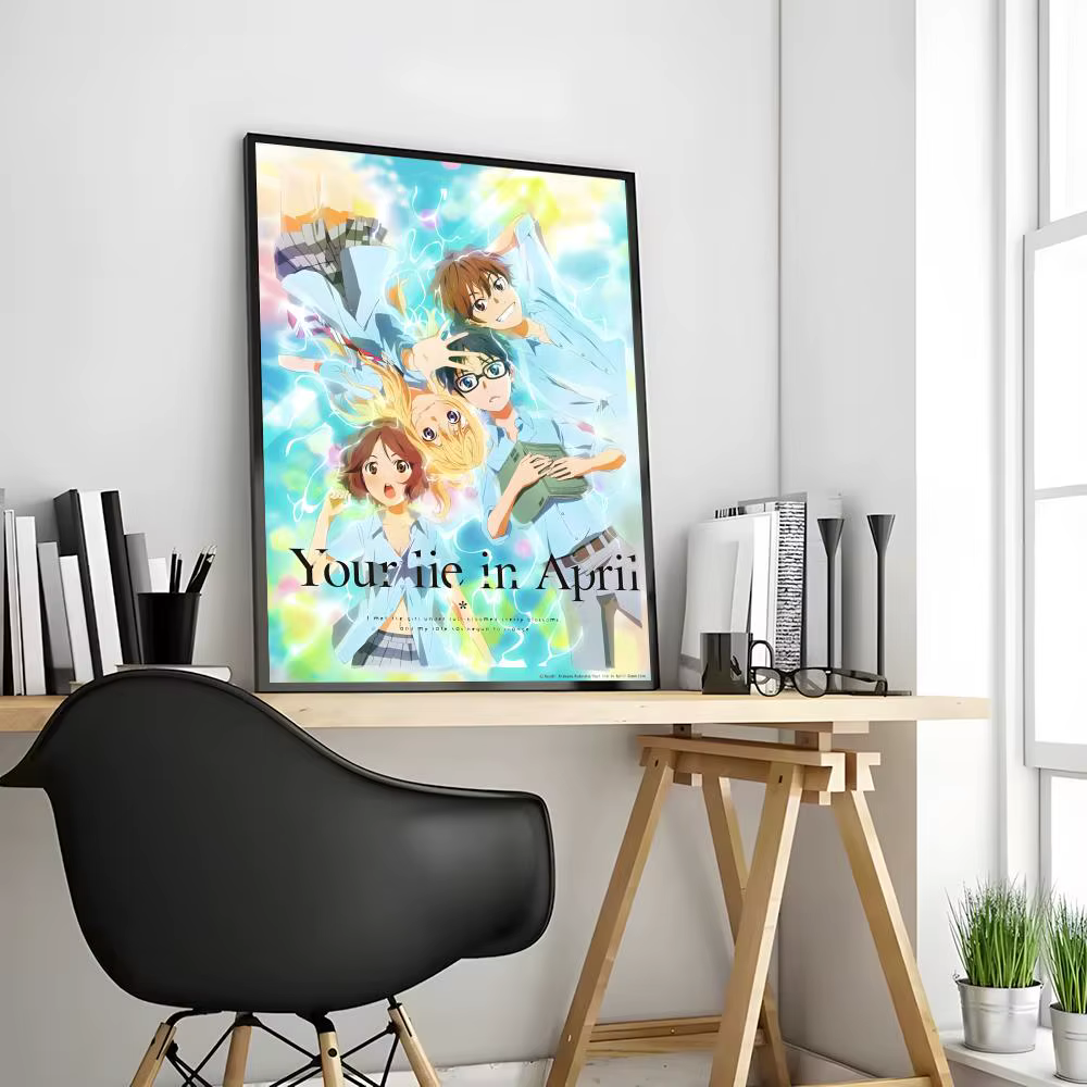 Affiche Y-Your Lie in April, impressions et affiches vintage de haute qualité pour la maison, le bar