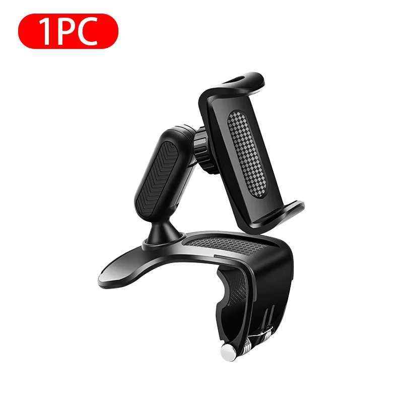 Support de téléphone pour tableau de bord de voiture, support de téléphone portable ABS pour pare-so