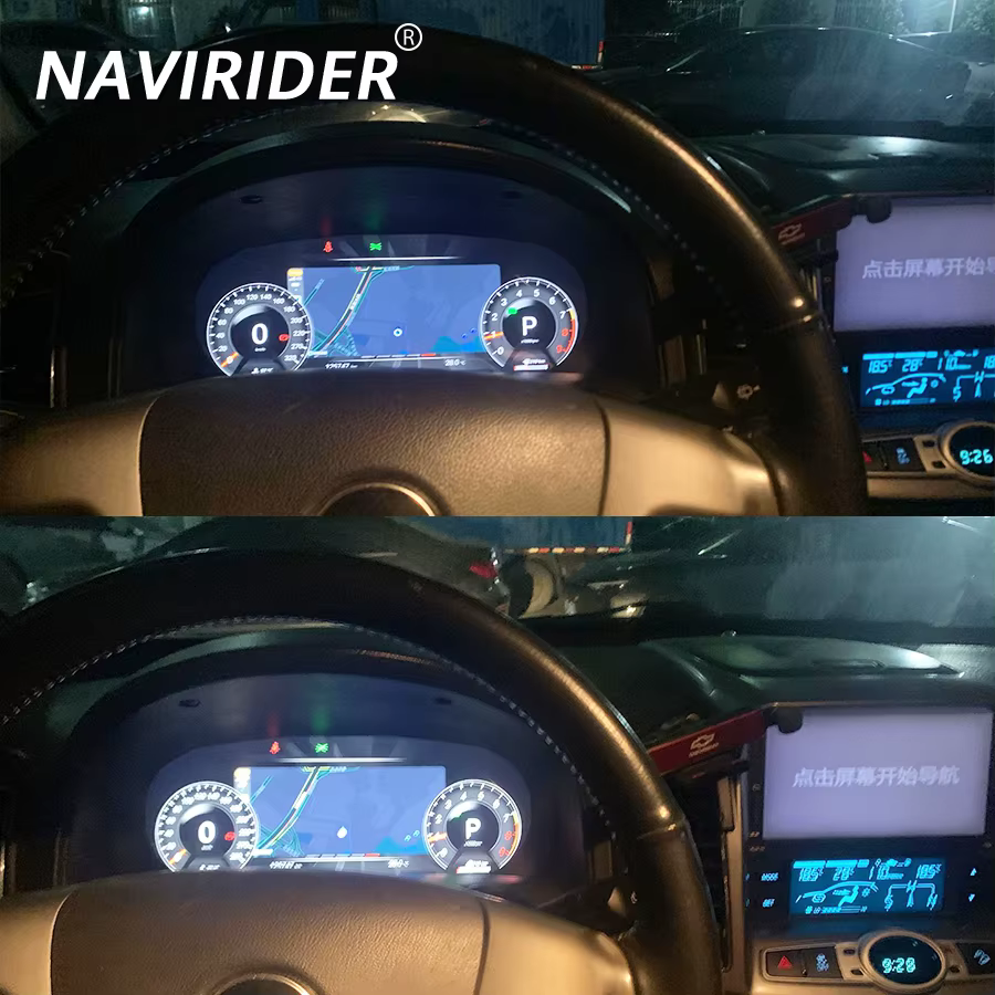 Tableau de bord virtuel 12,3 pouces, écran LCD pour voiture, affichage multi-interface pour Chevrole
