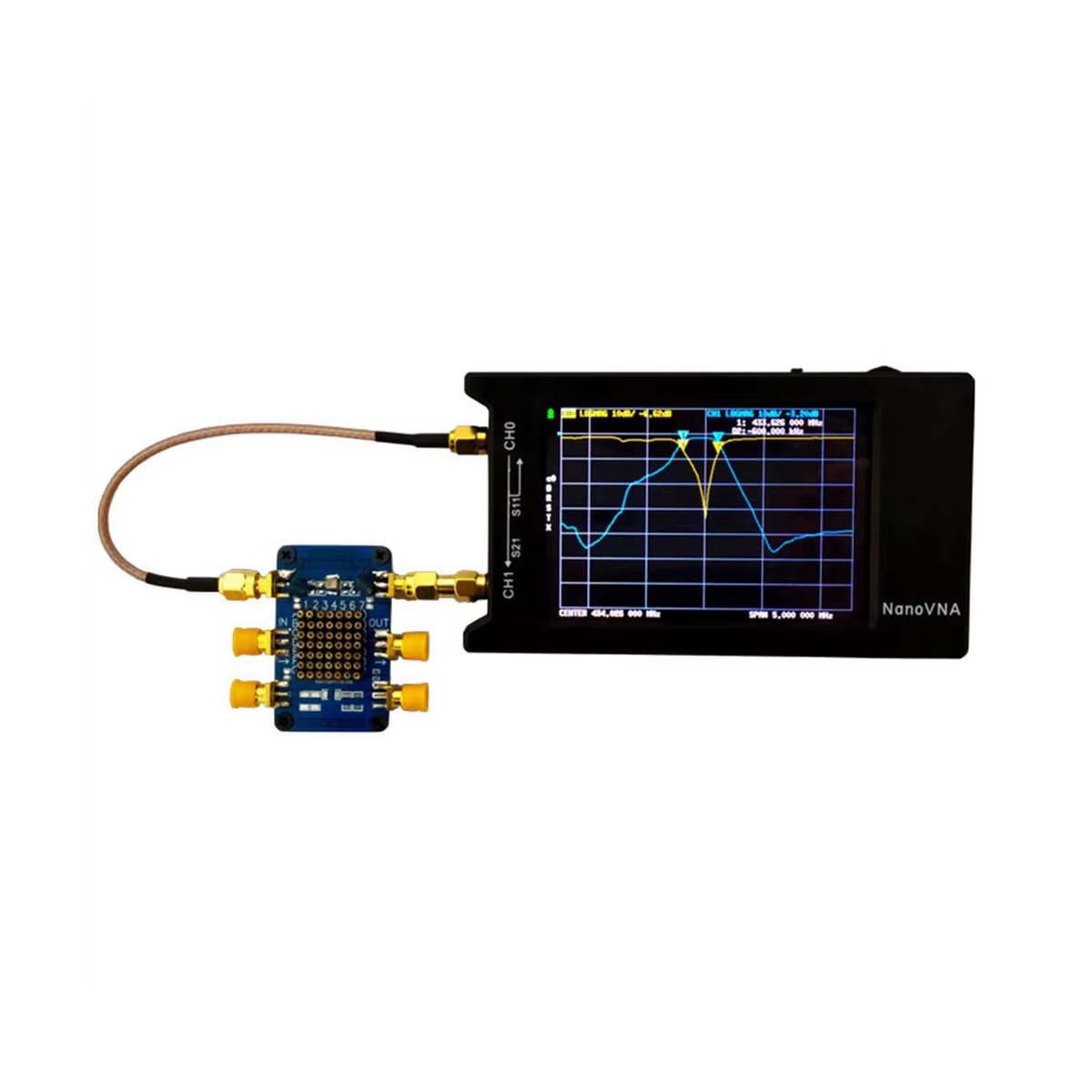 Kit de carte de test NanoVNA, carte de démonstration de test VNA, analyseur de réseau vectoriel