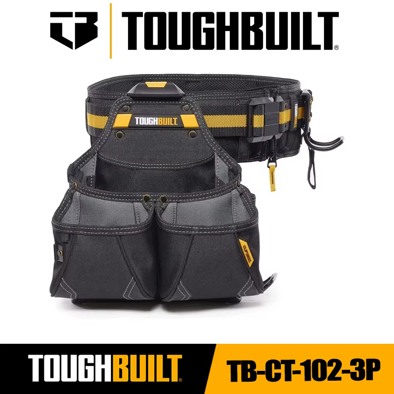 ToughBuilt TB-CT-102-3P 3PC Pro Framer Outil Ceinture Ensemble Outils TOUGHBUILT Emballage Sac
