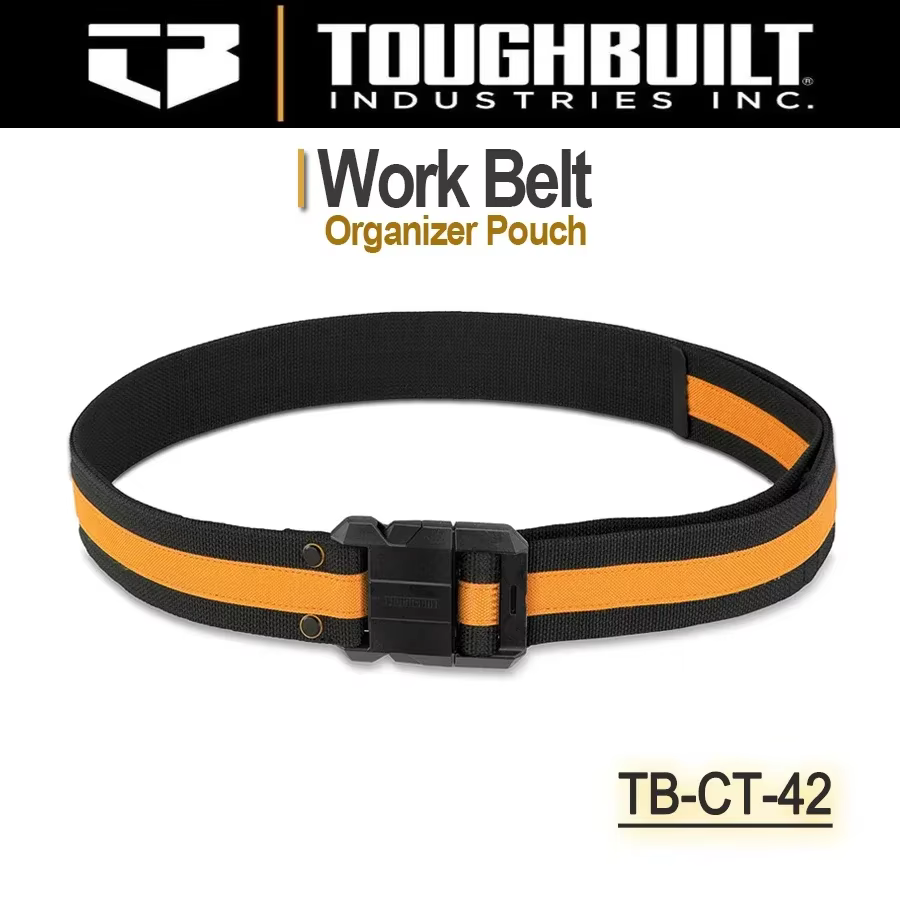 ToughBuilt TB-CT-42 Ceinture de travail pour professionnels Boucle en acier Boucle robuste / Support