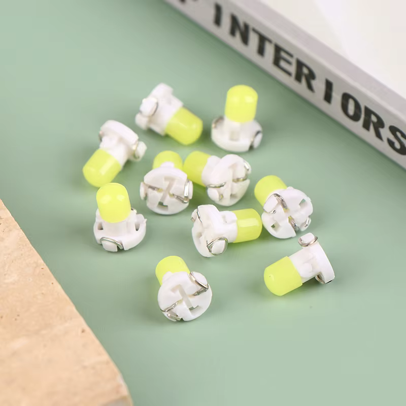 Indicateur de tableau de bord T3, ampoule de panneau COB 1SMD, Wedge LED TingPrada, lampe de tableau