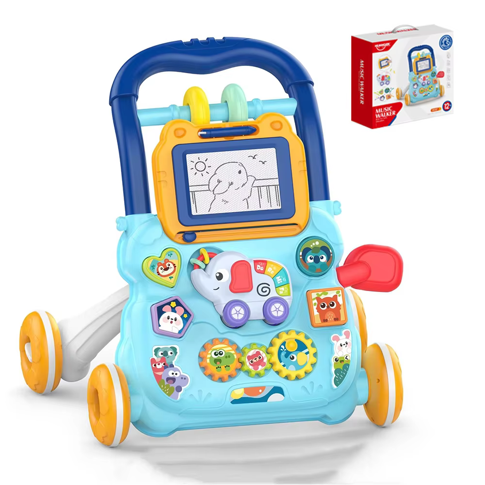 PANGDUBE Déambulateur éducatif précoce pour bébé avec jouet d'artboard Activités pour bébé Apprentis