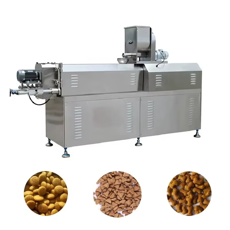 Ligne de production de croquettes pour animaux de compagnie entièrement automatique et personnalisab