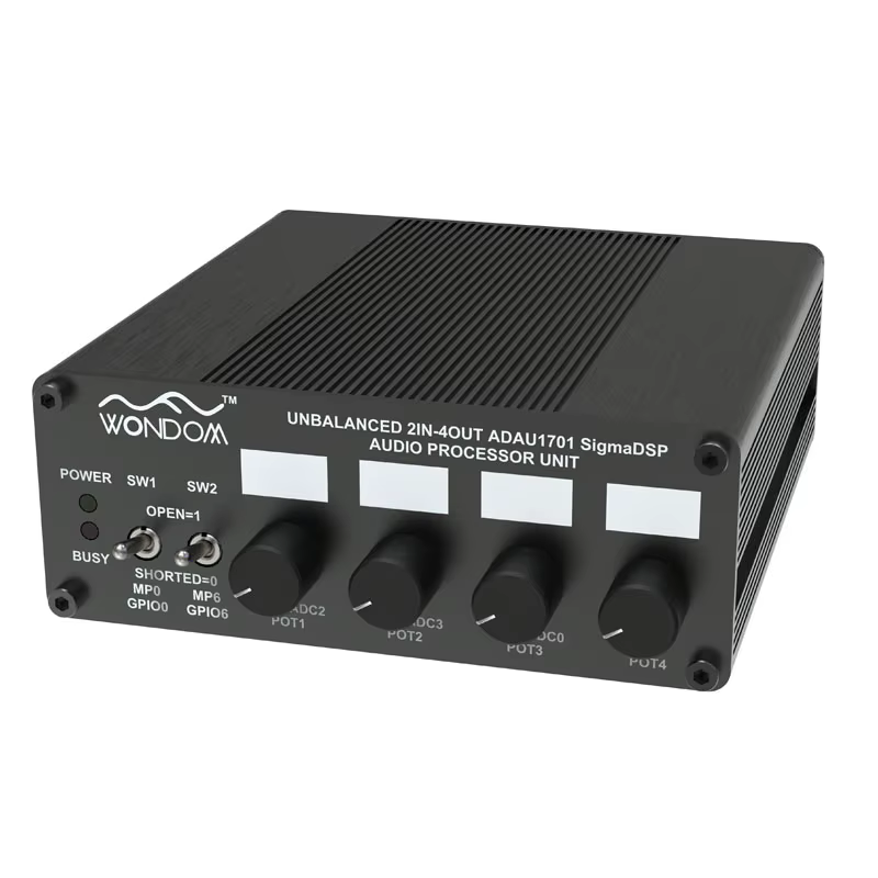 ADAU1701 2.1 4.0 DSP Carte de Traitement du Signal Numérique Préamplificateur 2 entrées 4 sorties av