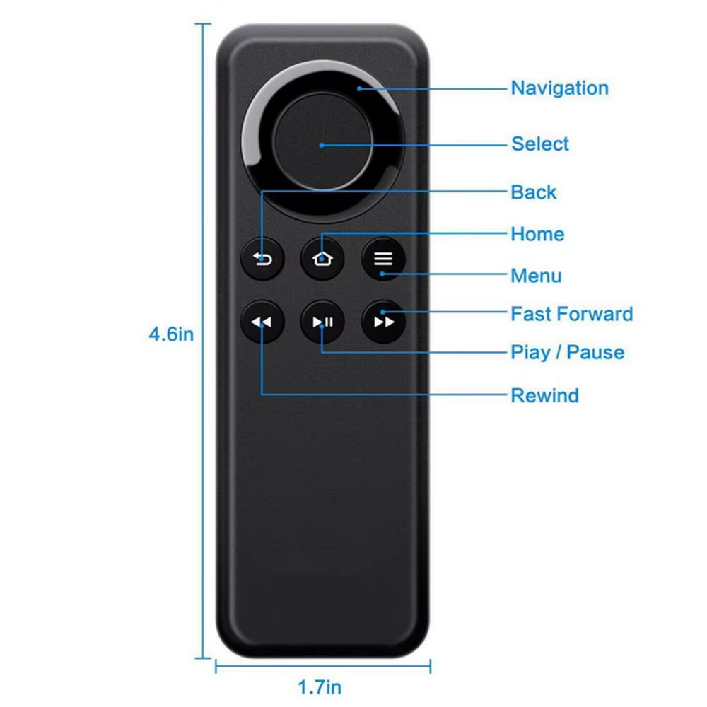 Télécommande TV Compatible Bluetooth, pour Amazonn 2e génération Fire TV Fire Stick, lecteur TV Box 
