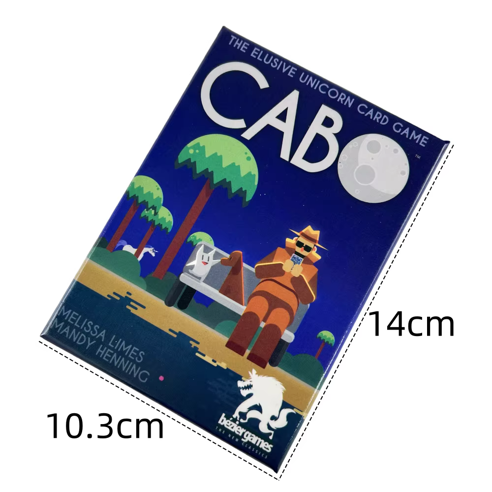 2 Styles CABO anglais édition de luxe jeu de société carte 2-4 Kabo jeu de société de rassemblement