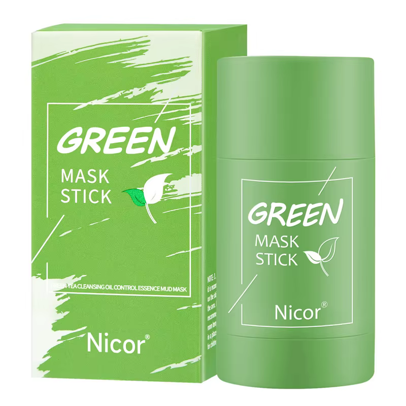Masque au Thé Vert pour le Visage, Produit de Soins de la Peau Coréen, Hydratant en Profondeur, Rétr