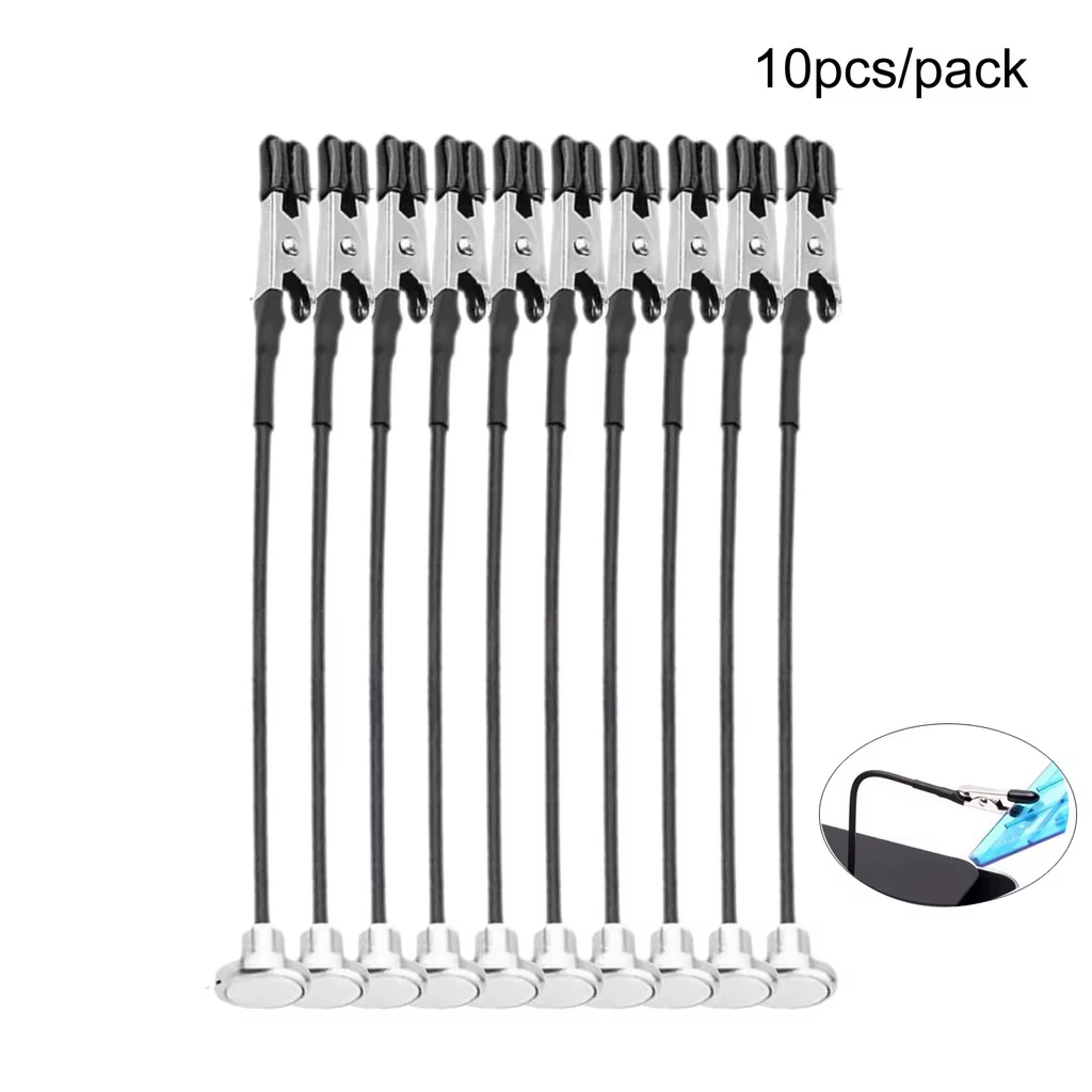Pinces crocodiles magnétiques flexibles, bâtons pour modèle Gundam, peinture, outil de bricolage, 10