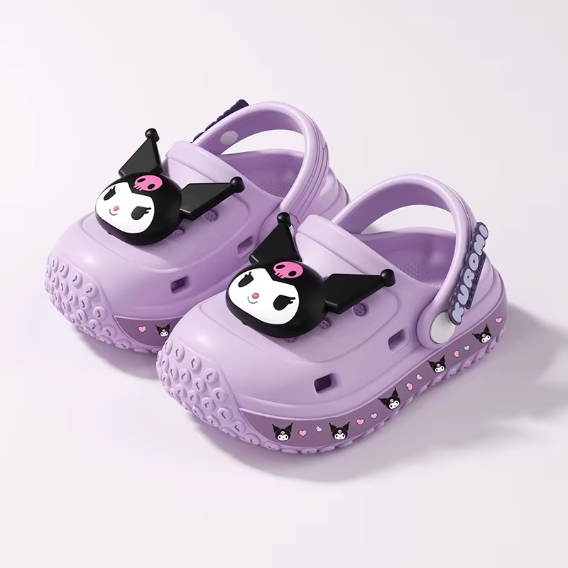 Crocs décontractés et respirants Kuromi, Crocs anti-odeur pour la marche sur la plage et les voyages