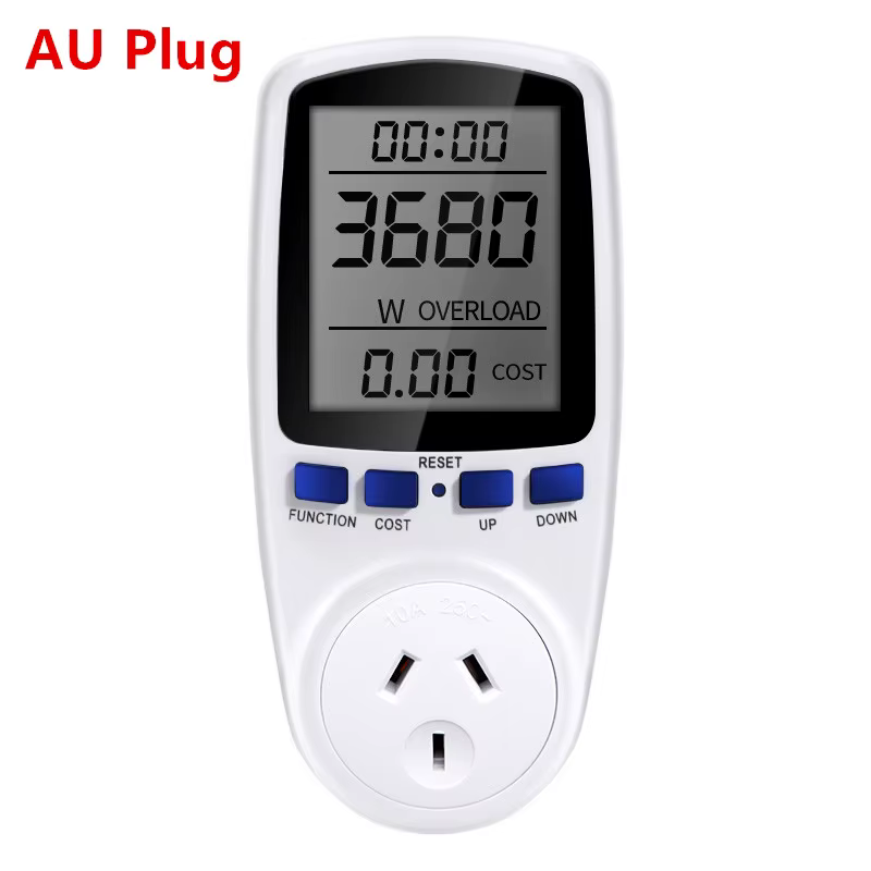 110/250V consommation Watt énergie KWh prise numérique tension wattmètre compteur de puissance ue/US