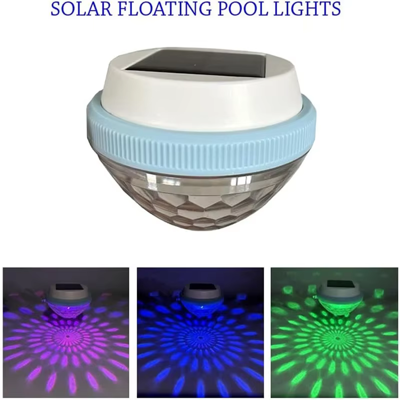 Éclairage solaire flottant pour piscine, 1 paquet, lumières d'étang étanches à couleur changeante RG