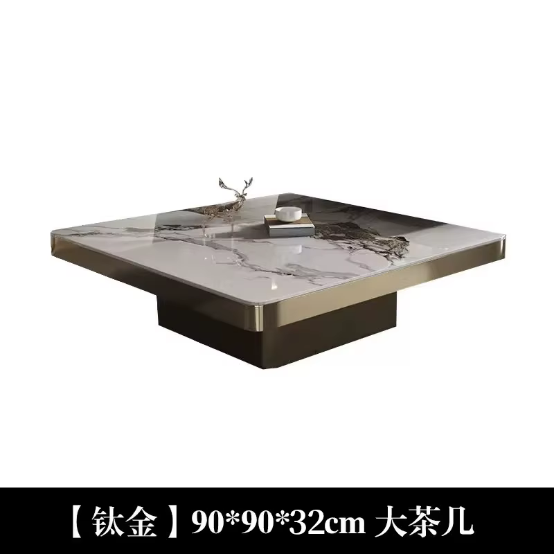 Table basse italienne Unique, Design de luxe, organisateur de Table basse esthétique au sol, couvert