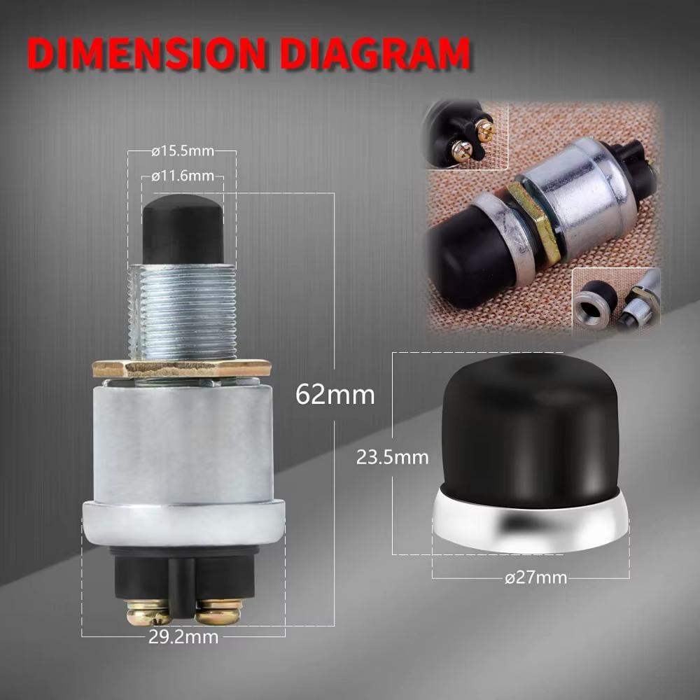 Joli sans clé à bouton-poussoir de démarrage de moteur de voiture, petit bouton de démarrage de cour