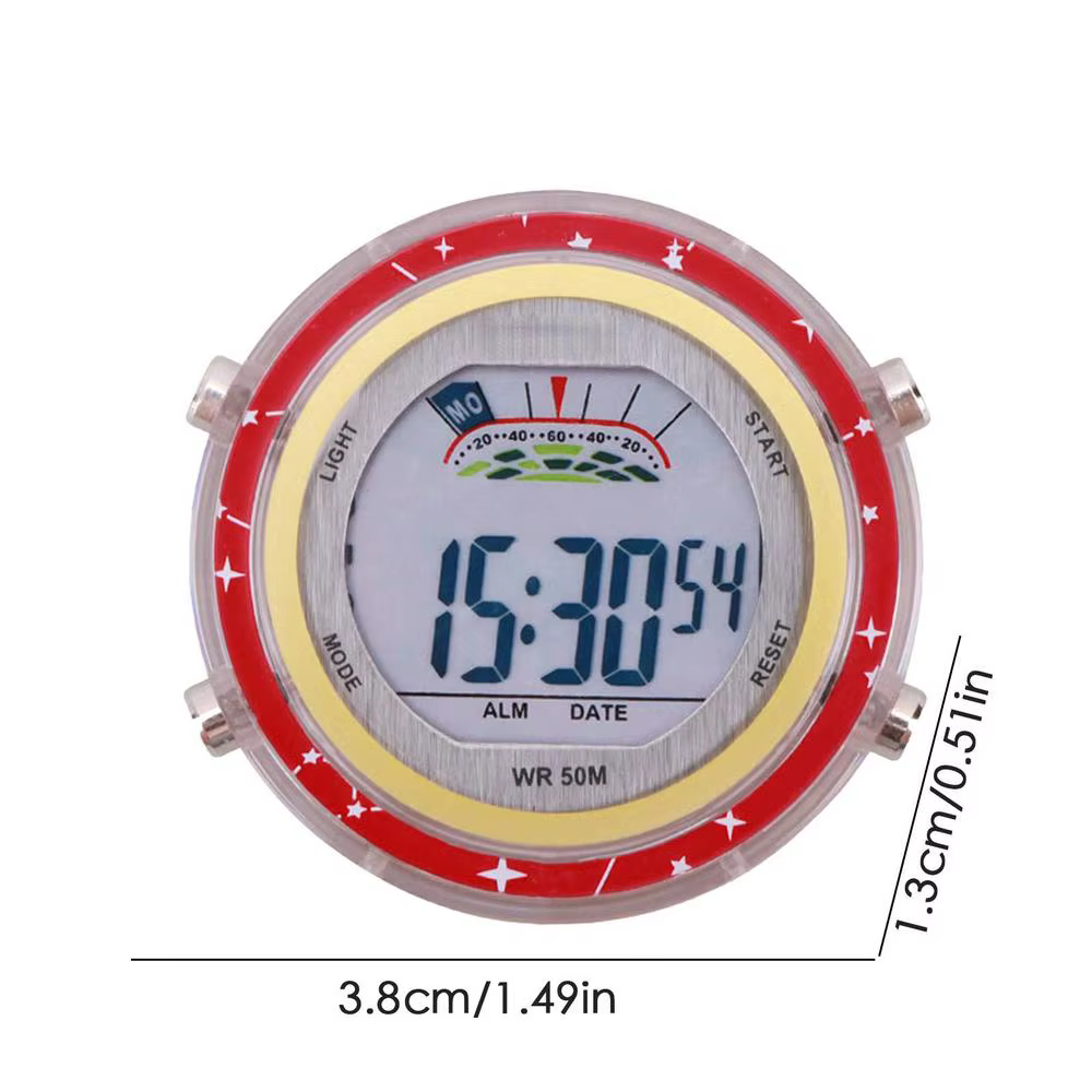Horloge numérique pour moto, étanche, électronique, cadran brillant, pour moto, écran LCD HD, tablea