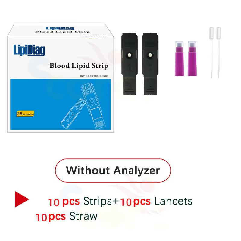 Analyseur de lipides 4 en 1, cholestérol total (TC), lipoprotéines de haute densité (HDL), triglycér