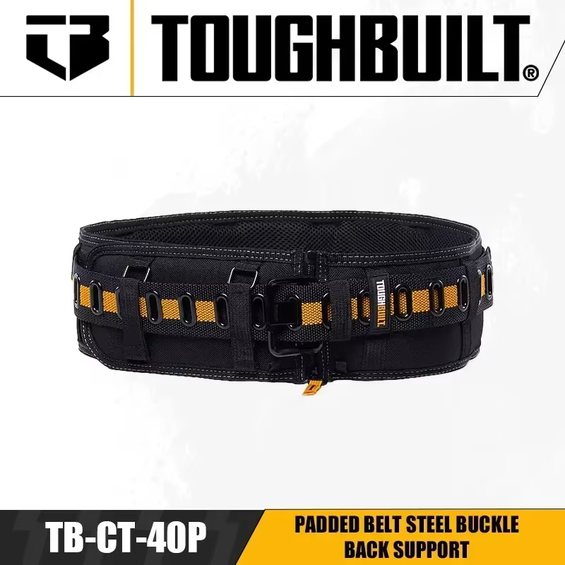 TOUGHBUILT TB-CT-40P Construction de boucle métallique épaissie et élargie Protection de ceinture à