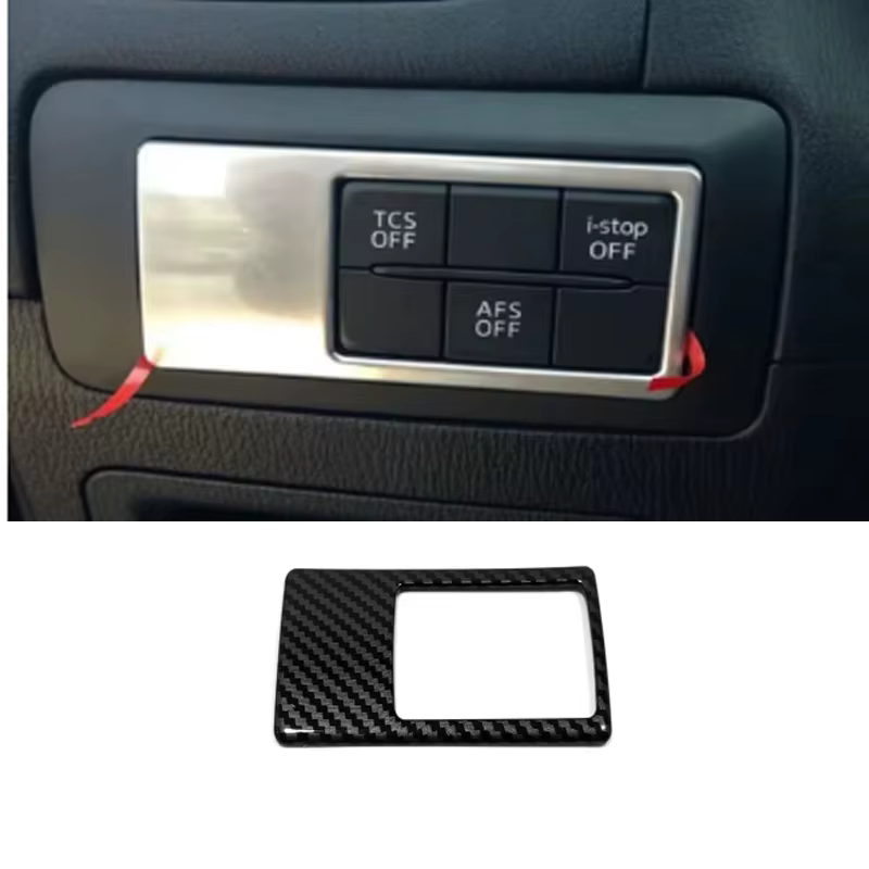 Pour Mazda CX-3 CX3 2017 2018, cadre de console de tableau de bord ABS, cadre de levier de vitesses,