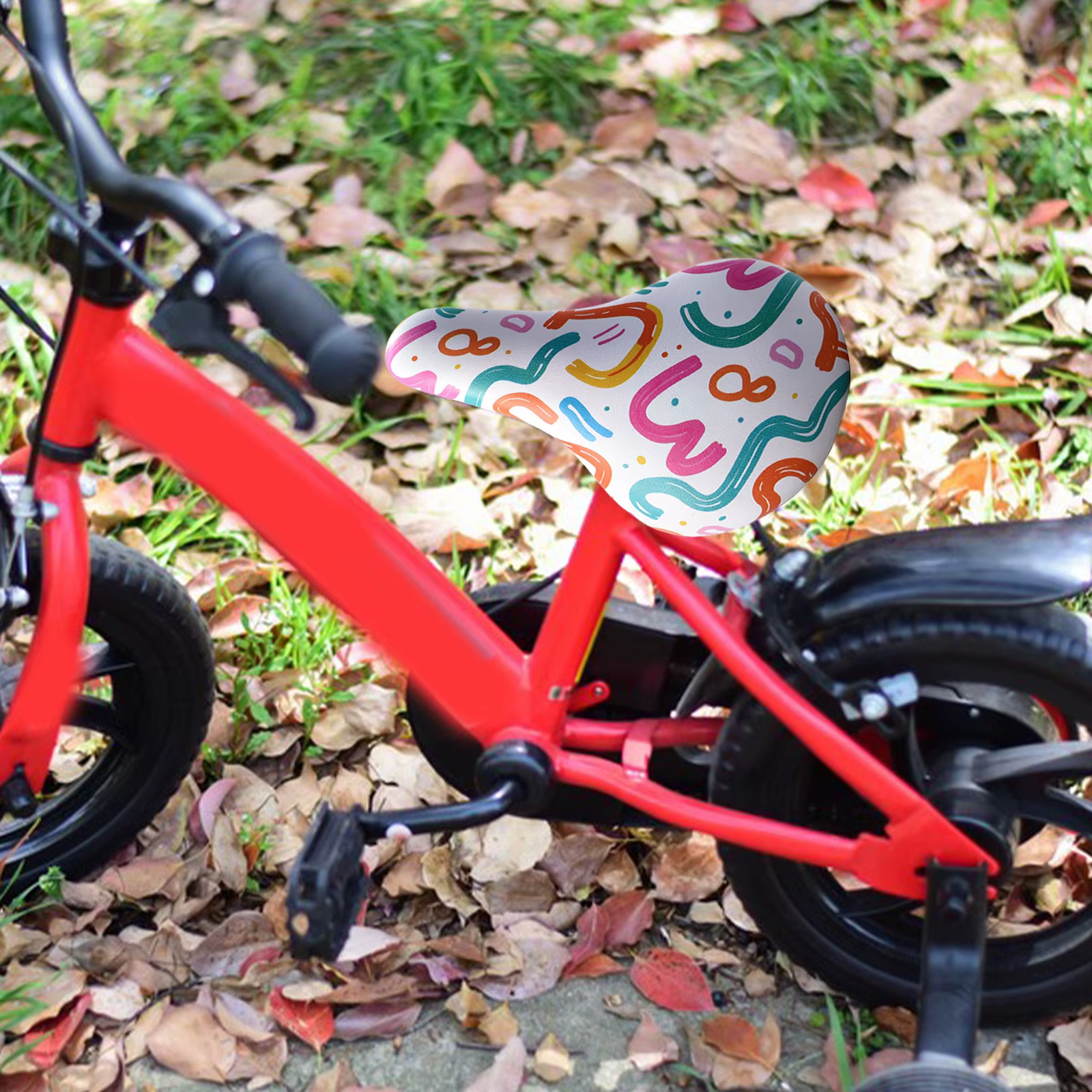 Selle de vélo pour enfants, selle de remplacement, coussin souple, accessoires de cyclisme pour enfants, pour tiges de selle de diamètre varié, pièces et housses d'équipement