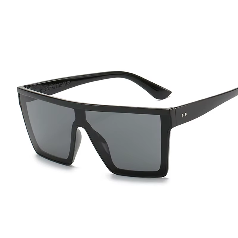 Lunettes De soleil carrées surdimensionnées noires De luxe pour femmes, mode Style Vintage, marque De styliste, grande monture Oculos De Sol