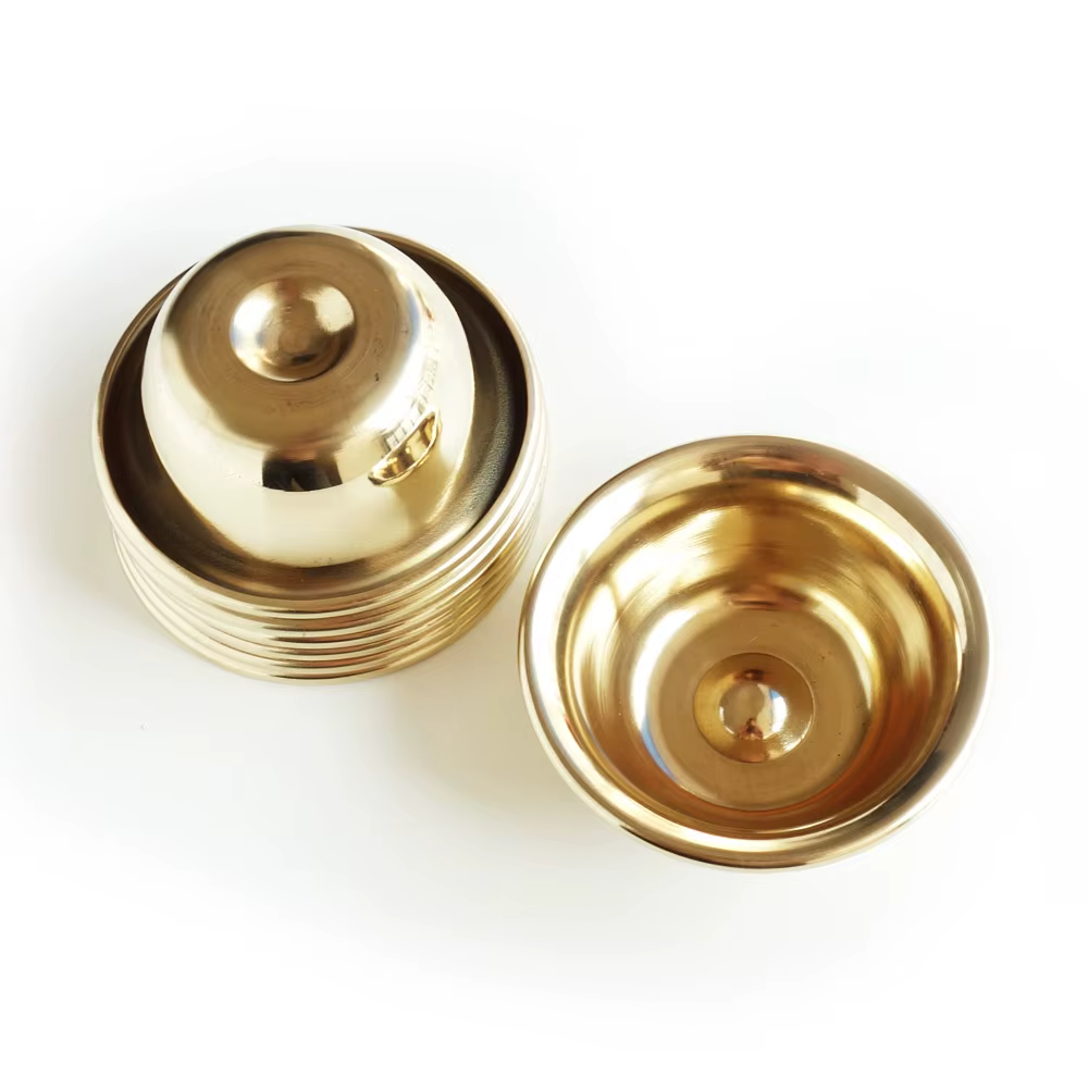 Bols Tibétains en Laiton, Assiettes Décoratives, Fournitures Bouddhistes de Table, Tasse de Méditation en Cuivre, 7 Chaines