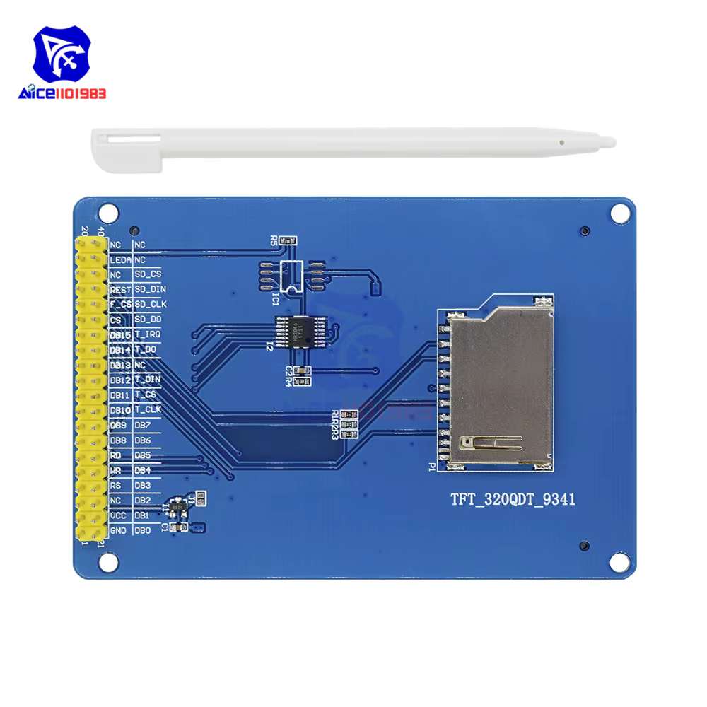 Diymore – panneau tactile 3.2 pouces 240x320, Module d'affichage LCD TFT avec stylet, pilote ILI9341 pour Arduino Raspberry Pi