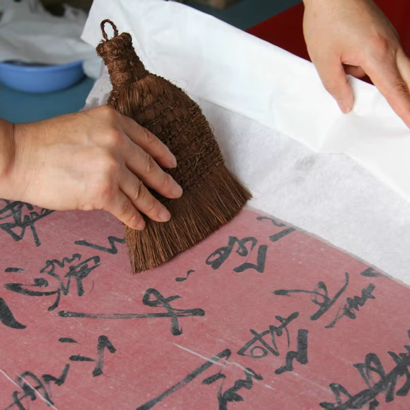 Pinceaux de paume pour peinture à l'aquarelle chinoise, pinceaux d'ombrage, brosse de dessin en laine, brosse à poils pour peinture à la main