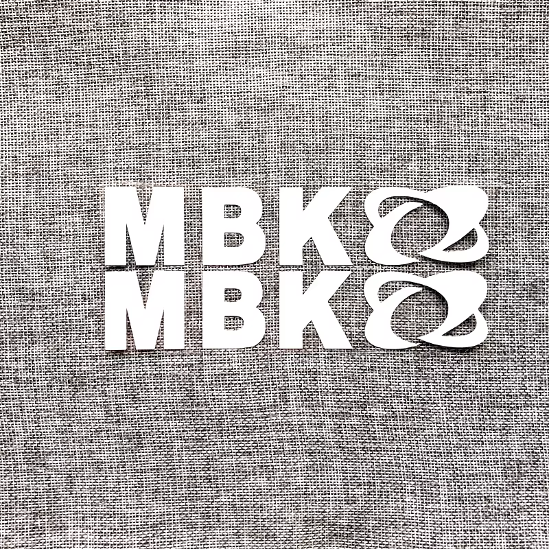 Autocollants de rénovation de moto, 2 pièces/ensemble, autocollants décoratifs réfléchissants personnalisés avec logo MBK pour moto MBK