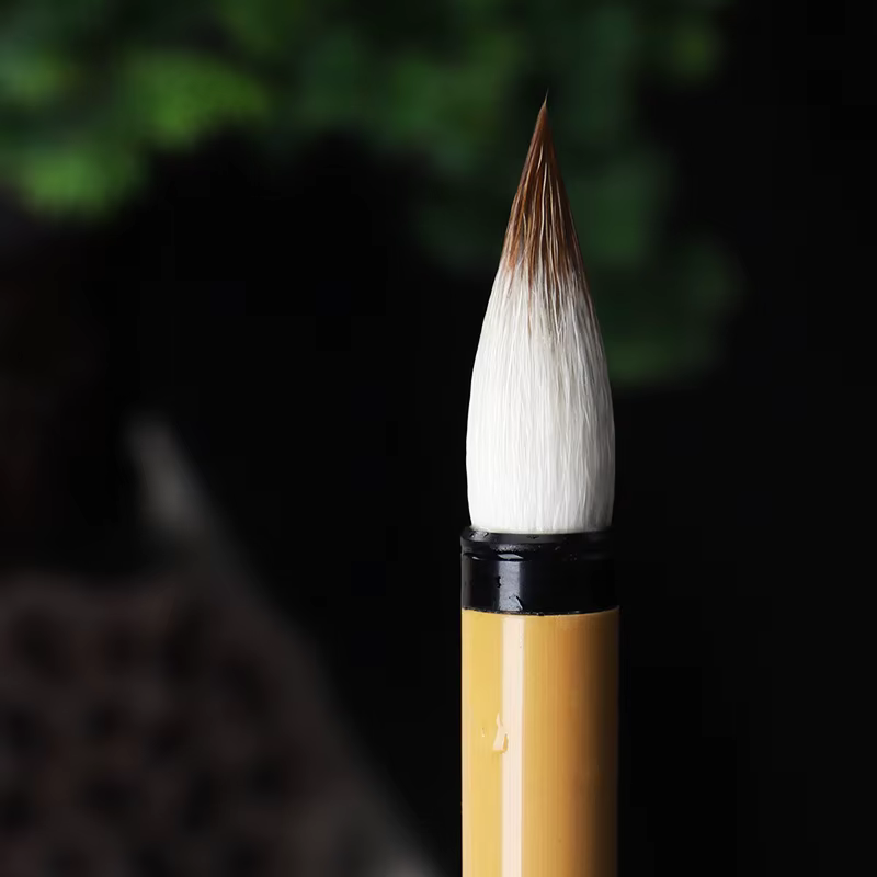 Ensemble de pinceaux de peinture pour calligraphie chinoise, 3 pièces, poils en laine, pour encre traditionnelle, aquarelle, fournitures d'art sombres