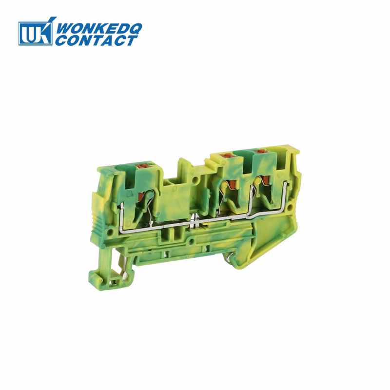 PT4-TW-PE sol politiquement als 3 ConEventPT 4 Twin Push-in Earth Wire Connecteur électrique Din Rail Terminal nuits PT-4TW-PE