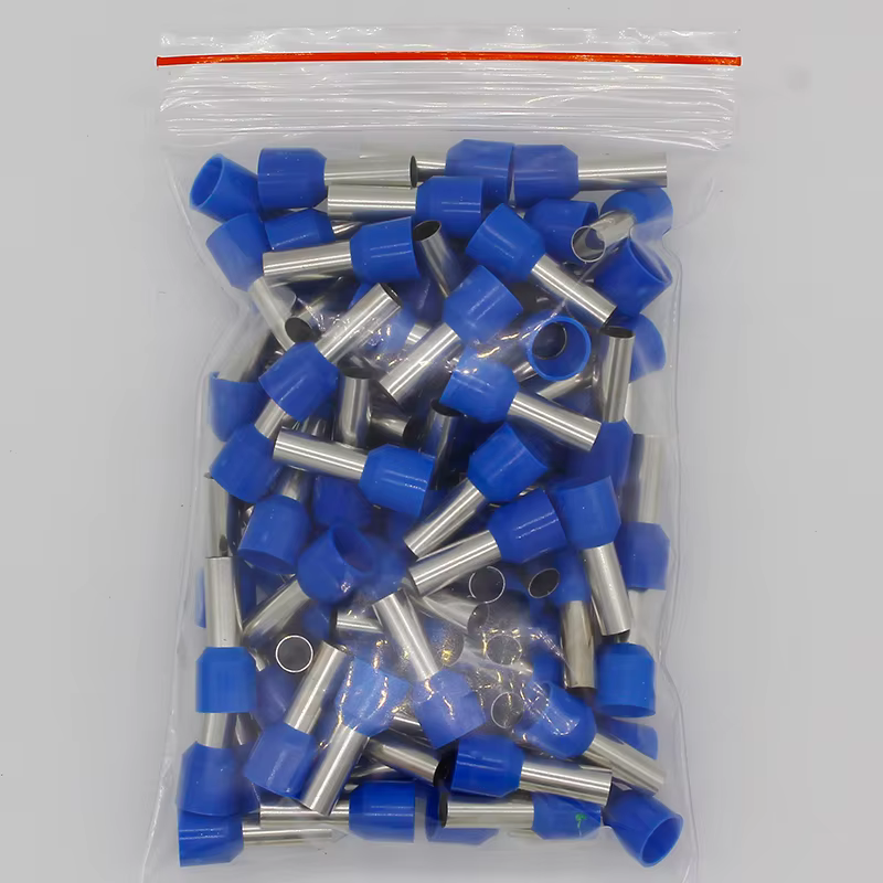 E10-12 Tube isolant bornes isolées 10MM2 connecteur de fil de câble 100 pièces/paquet connecteur de borne à sertir isolante e-
