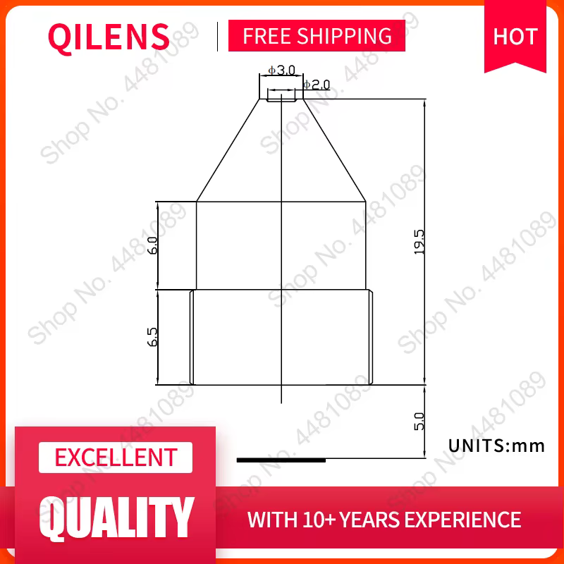 QILENS 3 mégapixels HD 8mm objectif de carte pour caméra de sécurité CCTV caméra IP M12 * 0.5 montage longue Distance de visualisation