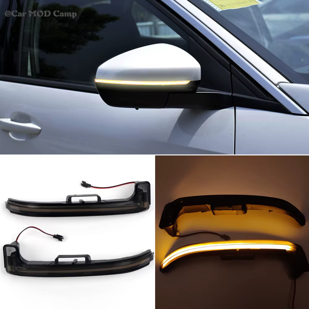 Clignotants dynamiques LED pour rétroviseur latéral, lumières séquentielles, pour Peugeot 3008 5008 / Citroen C5 Aircross 2017 2018 2019 2020 2021
