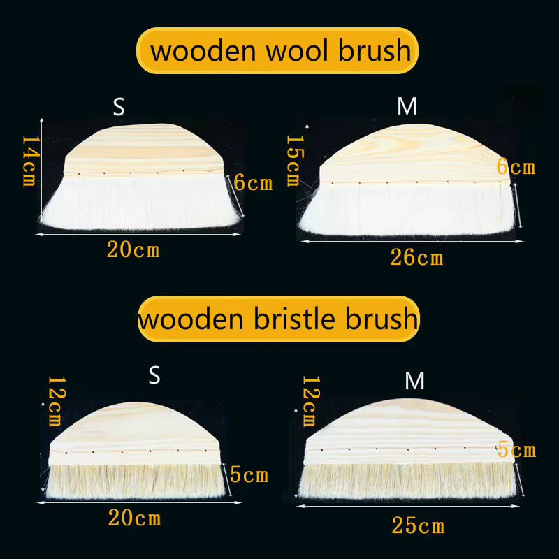 Pinceaux de paume pour peinture à l'aquarelle chinoise, pinceaux d'ombrage, brosse de dessin en laine, brosse à poils pour peinture à la main