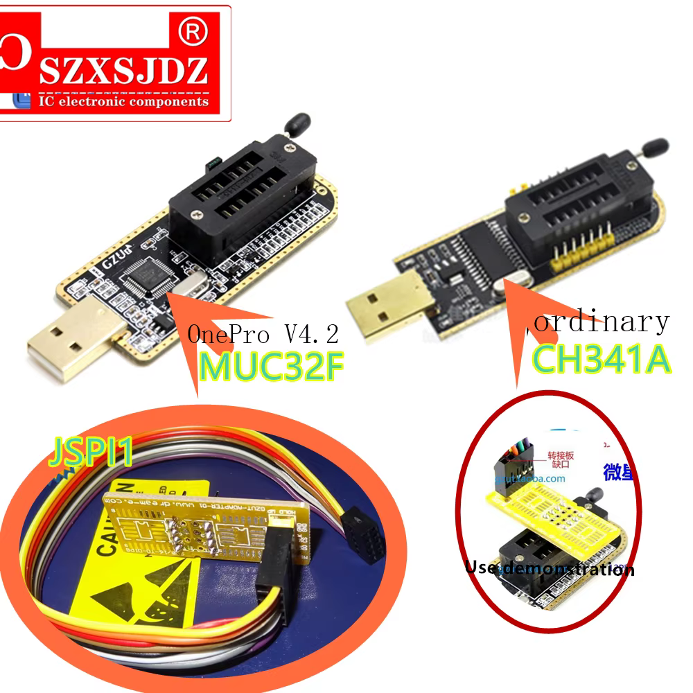 JSPI1 programmeur de graveur MSI carte mère BIOS frais puce de gravure pour carte mère MSI frais MSI JSPI1 câble d'échange à chaud
