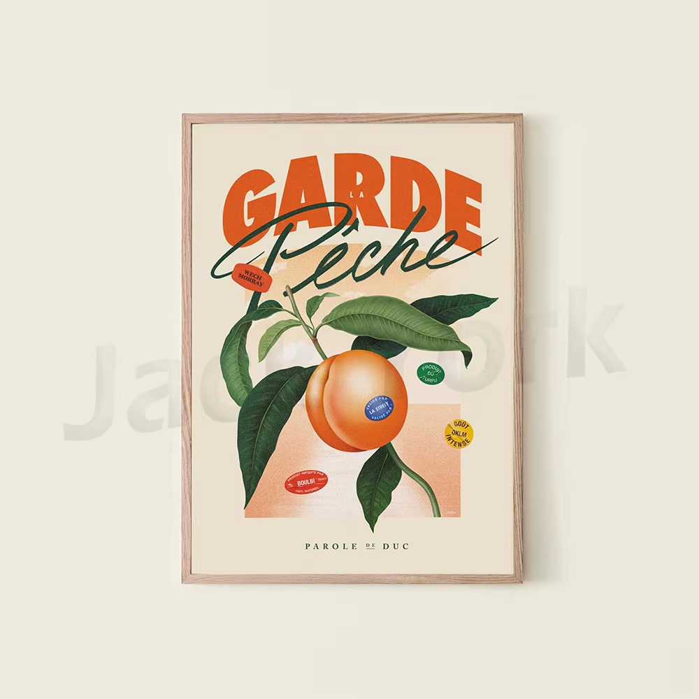 Oseille - Affiche, Garde la pêche - Affiche, Patates de forain - Affiche