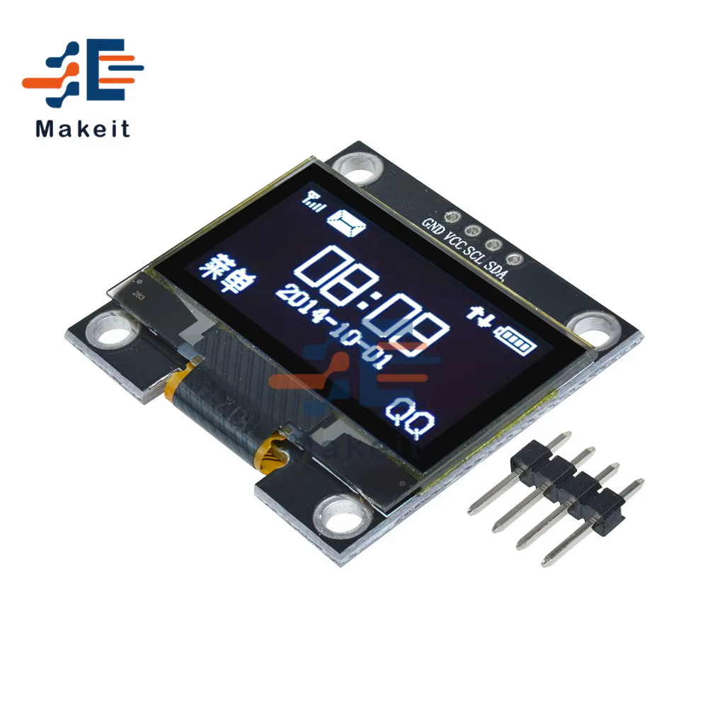 Diymore 1.3 pouces OLED LCD Module d'écran blanc/bleu 4PIN IIC I2C série 128x64 SSH1106 12864 carte d'écran LCD pour Arduino
