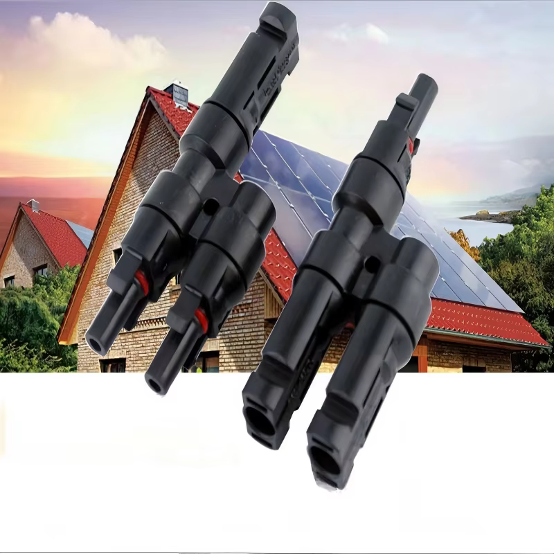 Connecteurs de connexion parallèle pour panneaux solaires, 1 paire mâle-femelle, adaptateur de câble PV étanche pour l'assemblage du câblage des systèmes d'énergie solaire