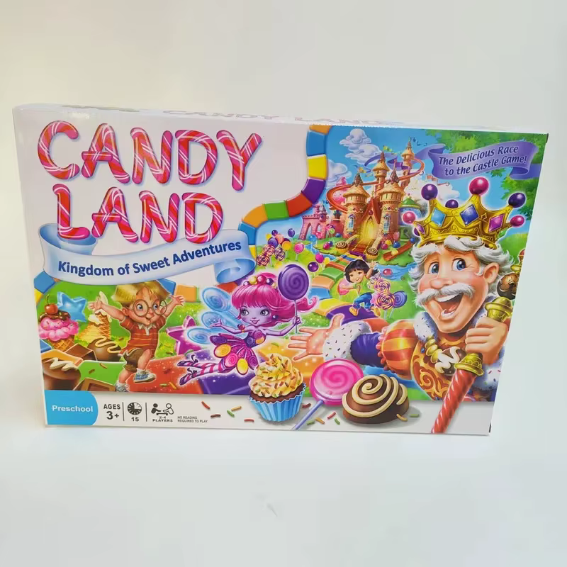 Jeu de société Candy Sweet Adventure, un jeu de société familial amusant pour 2 à 4 joueurs (à partir de 3 ans)