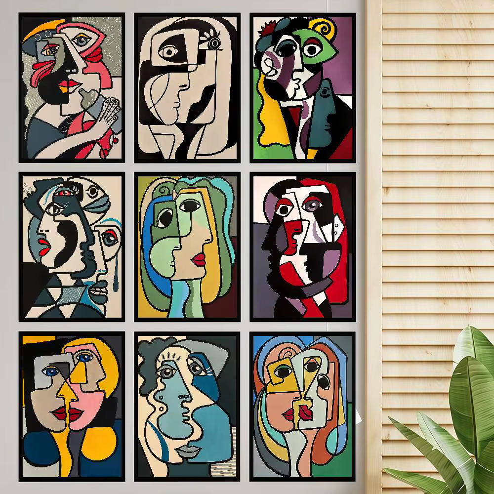 Affiches de film classique d'art Picasso abstrait, affiche de qualité HD, peinture artistique murale, étude, décoration nordique pour la maison