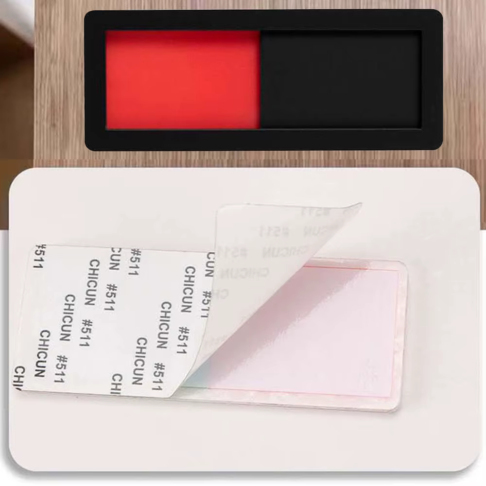Panneau de signalisation « Ne pas déranger » pour toilettes, bureau, salle de bain, WC – Panneau « Vacant/Occupé » pour portes coulissantes