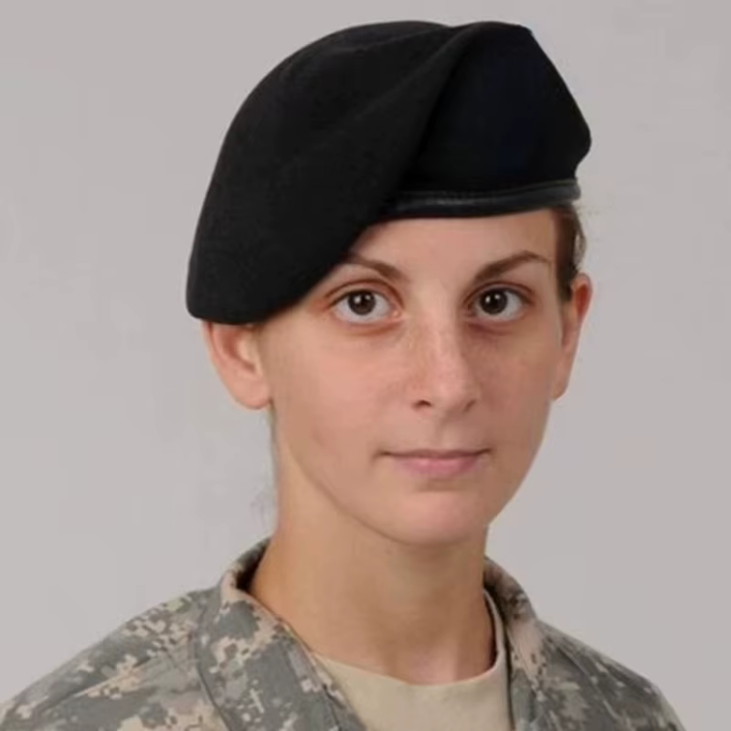 Béret en Laine Grande Taille 62cm pour Hommes et Femmes, Style Militaire US Army Infantry Regiment, Casquette Unisexe Couleur Unie, Chapeau de Peintre