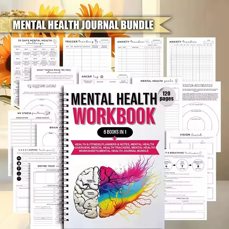 Cahier d'exercices sur la santé mentale : Théorie de l'attachement, Anxiété d'abandon, Dépression, Dépendance, Psychothérapie complexe somatique