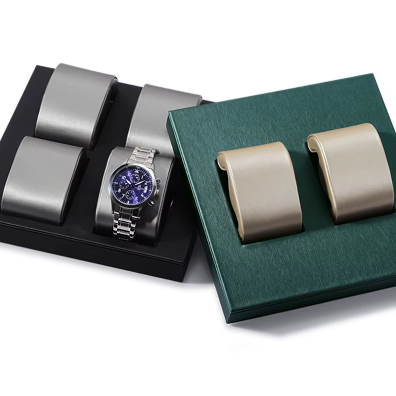 Présentoir de montre, accessoires d'affichage de comptoir, boîte d'affichage en direct de montres, accessoires d'affichage de Collection