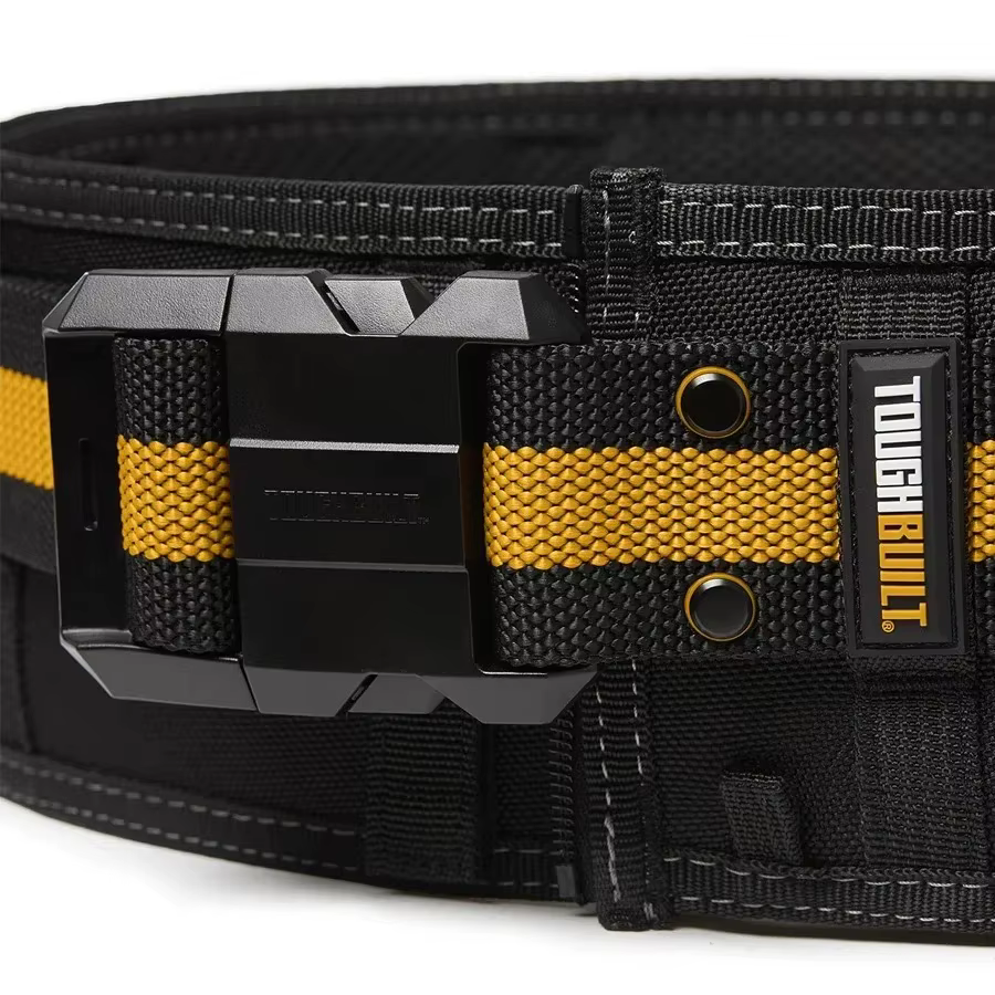 TOUGHBUILT TB-CT-41 Ceinture rembourrée avec boucle à clip robuste et support arrière Ceintures de travail de construction Outils robustes