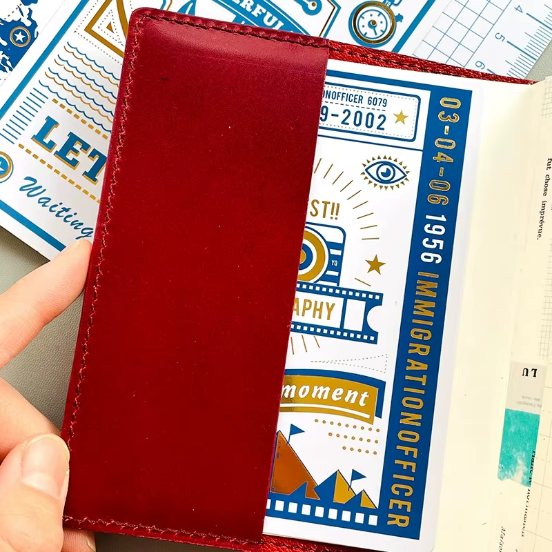 Tapis d'écriture multifonctionnel pour carnet de voyage, avec règle à grille, planificateur, Journal TN, tableau d'écriture, fournitures de papeterie PP