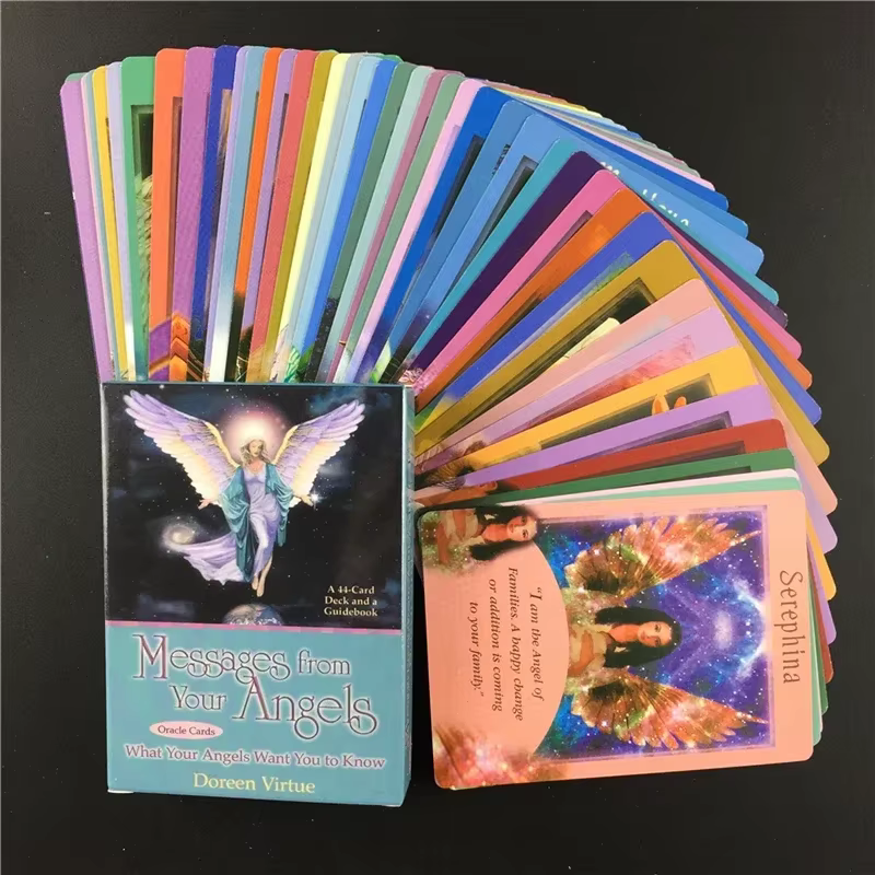 Cartes de Tarot, Messages de vos anges, cartes Oracle, jeux de société pour fête, jeu de cartes à jouer