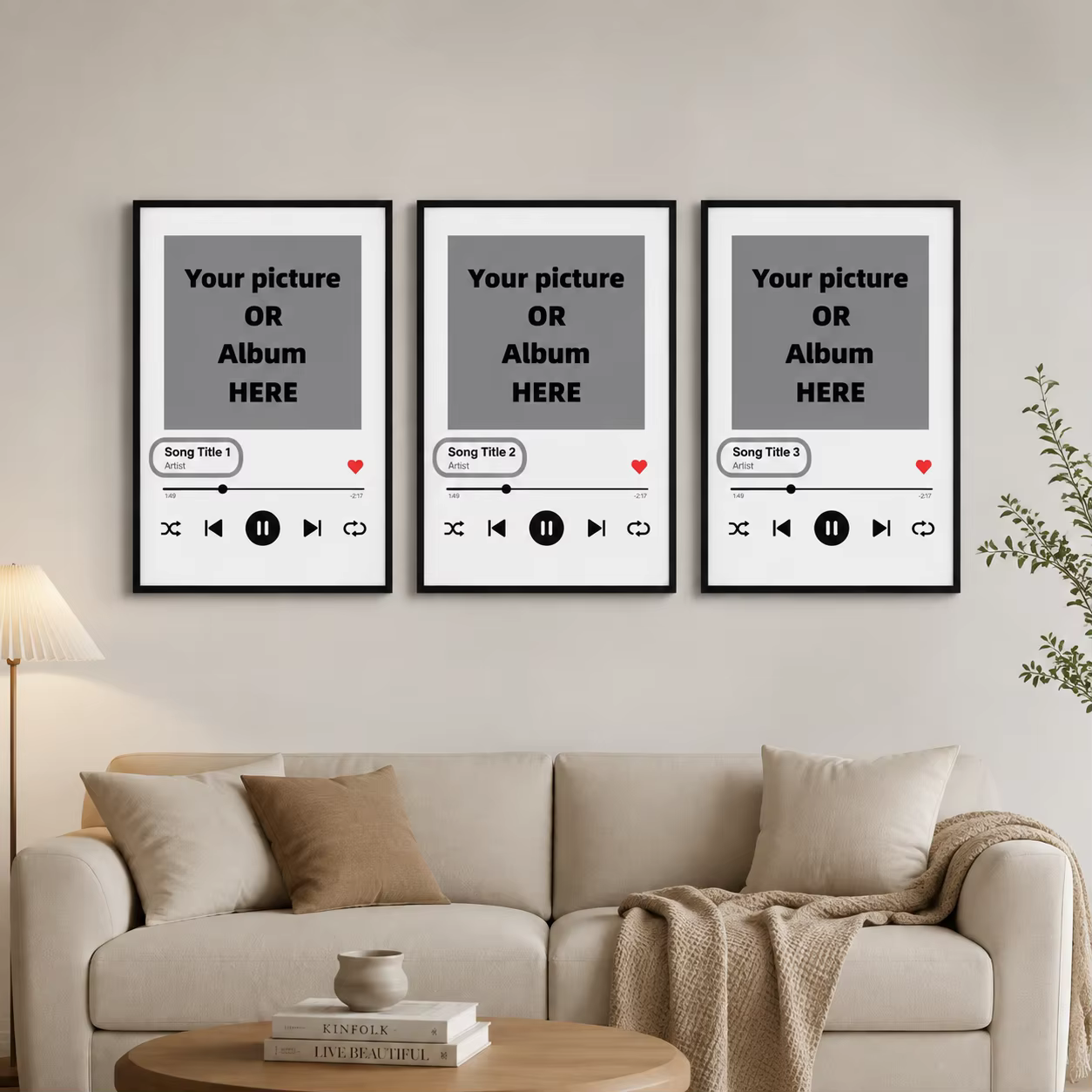 Affiche de musique personnalisée, impression de paroles de chansons, imprimés de couverture d'album, cadeaux de chanson ou d'artiste préférés, cadeaux personnalisés, imprimés de bandes